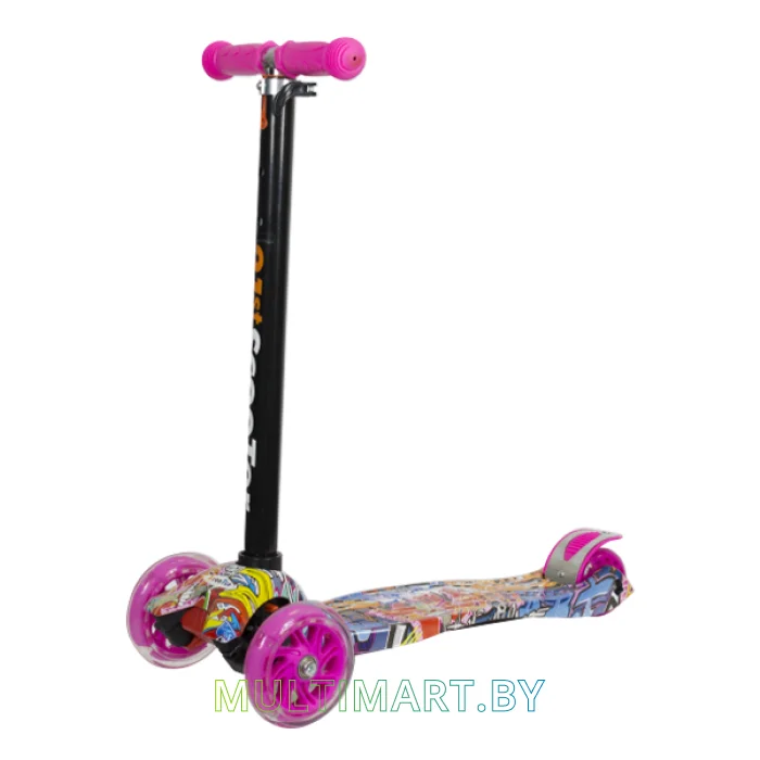 Самокат 21st Scooter Maxi PK 036Z3 (розовый)